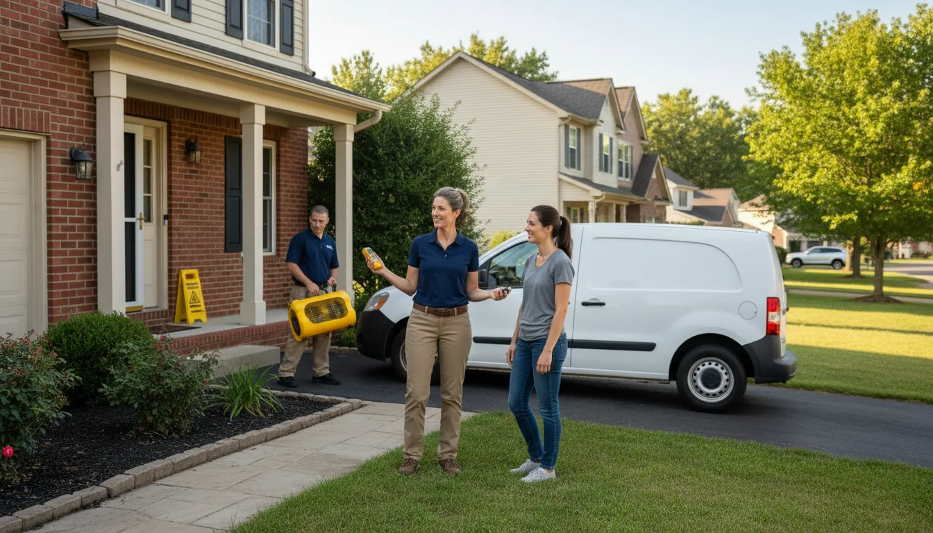 Residential water damage restoration in Gattman, MS